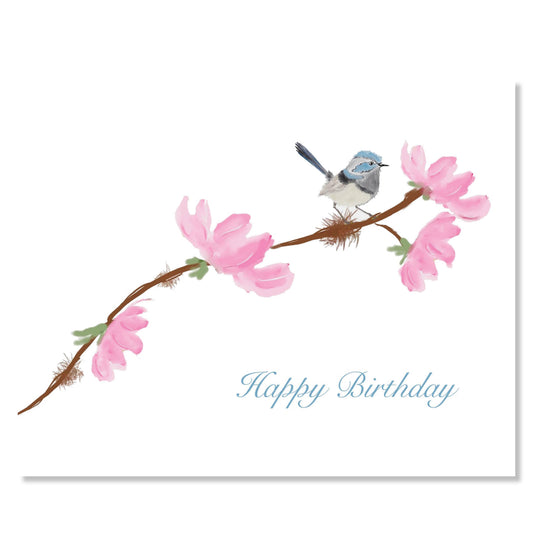 Greeting Card, Bird on Japanese Maple