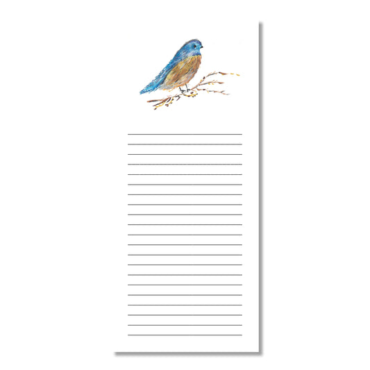 List Pad, Mountain Blue Bird