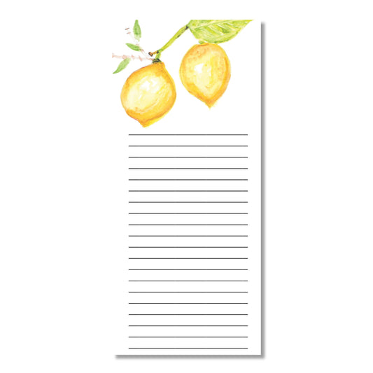 List Pad, Lemons
