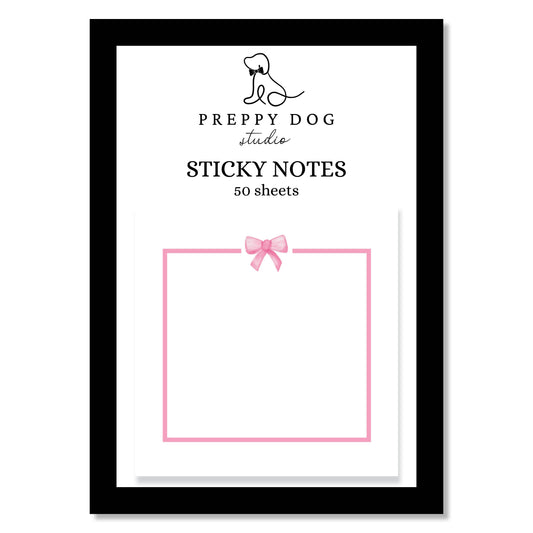 Sticky Notes, Pink Bow