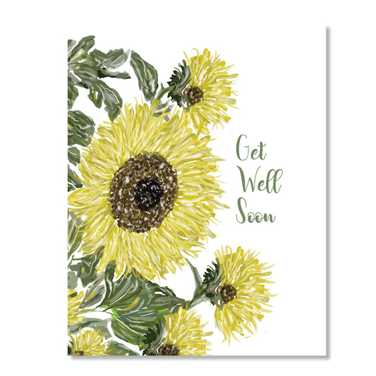 Greeting Card, Sunflowers